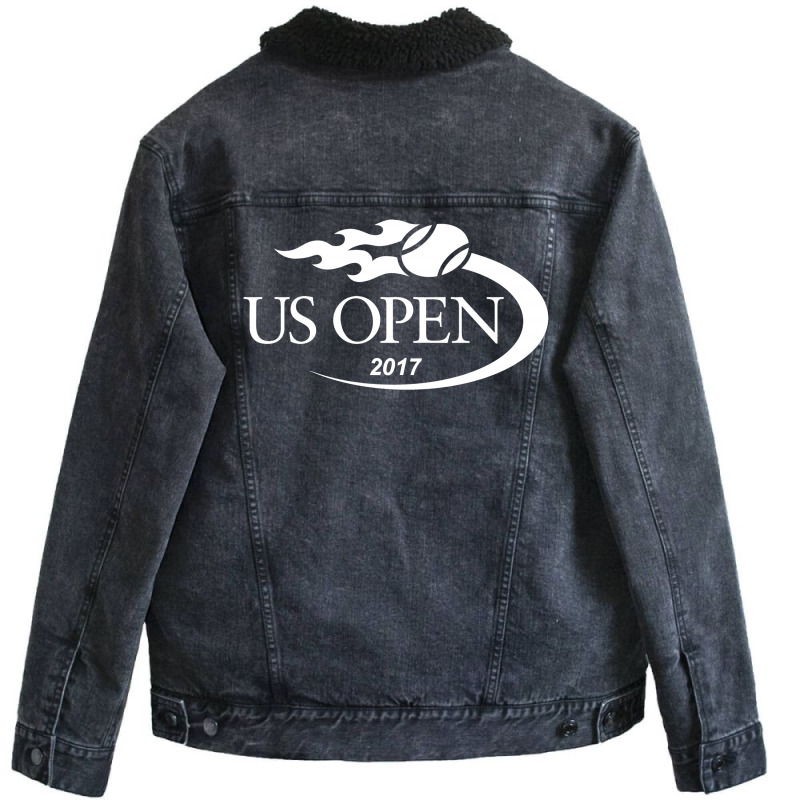 Us Open Tennis 2017 Unisex Sherpa-lined Denim Jacket | Artistshot