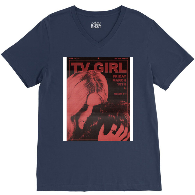 Tv Girl French Exit V-Neck Tee by wilyamrotsenu | Artistshot