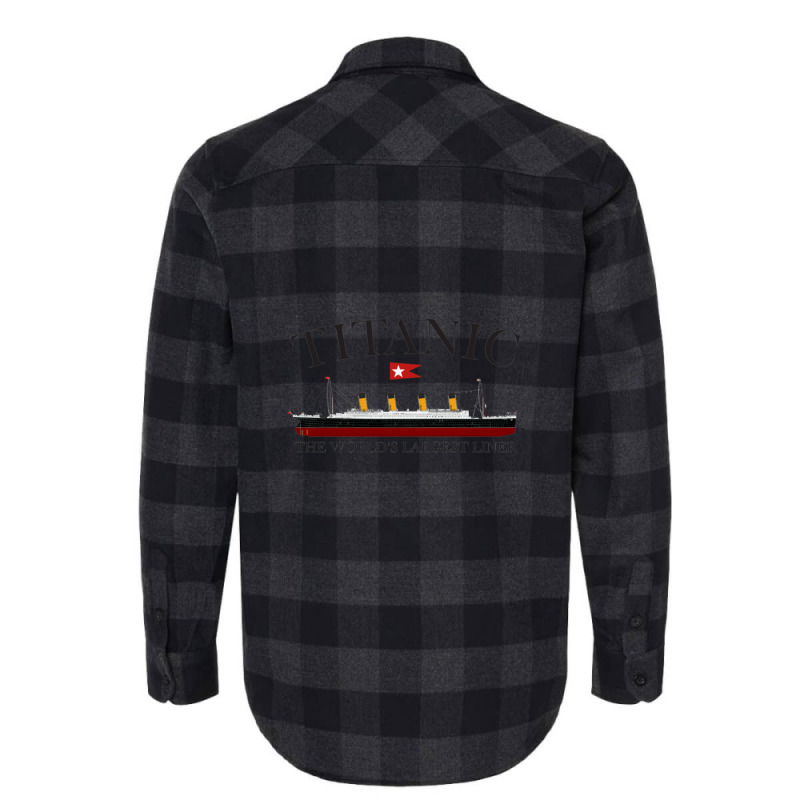 Titanic 1912 Rms Titanic Cruise Ship Disaster Flannel Shirt | Artistshot