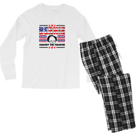 Bernie Against The Machine For Light Men's Long Sleeve Pajama Set | Artistshot