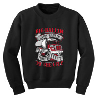 Big Ballin Dairy Hallin Titty To City Cow Milk Truck Driver Youth Sweatshirt | Artistshot