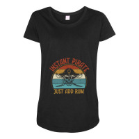 Instant Pirate Maternity Scoop Neck T-shirt | Artistshot