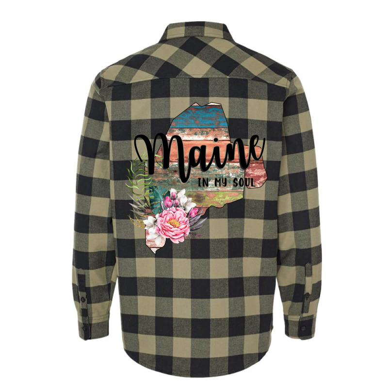 Maine In My Soul Flannel Shirt | Artistshot