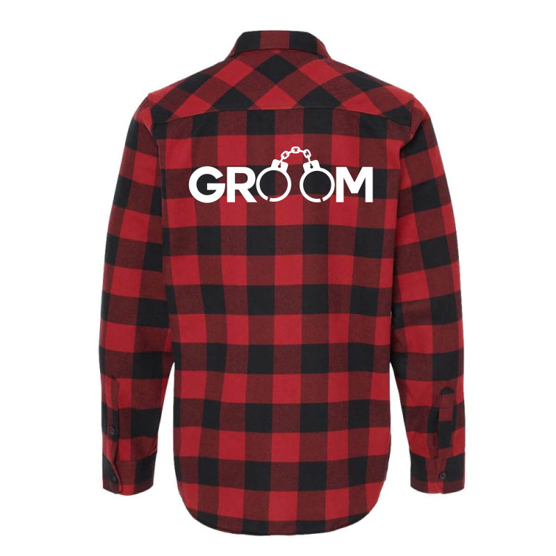 Groom Handcuffs Flannel Shirt | Artistshot