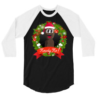 South Park   Mr Hankey   Howdy Ho! Gift For Men And Women 3/4 Sleeve Shirt | Artistshot