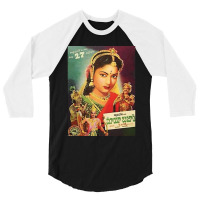 Mayabazar Indian Film Poster 3/4 Sleeve Shirt | Artistshot