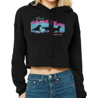 Run Wild And Free Running Horses Silhouettes Thunderstorm T Shirt Cropped Hoodie | Artistshot