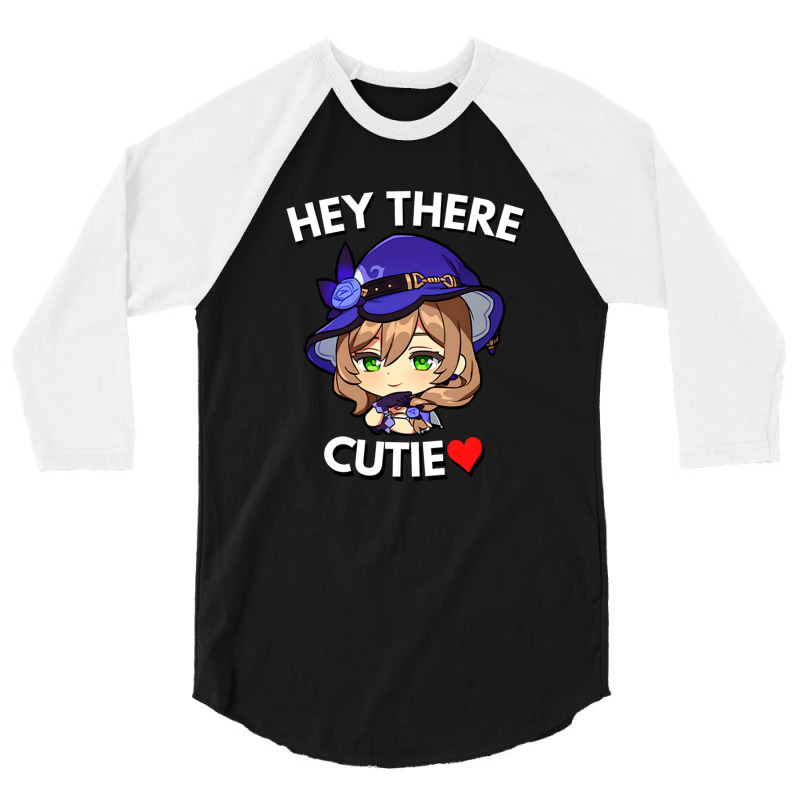 Lisa Hey There Cutie Genshin Impact 3/4 Sleeve Shirt | Artistshot