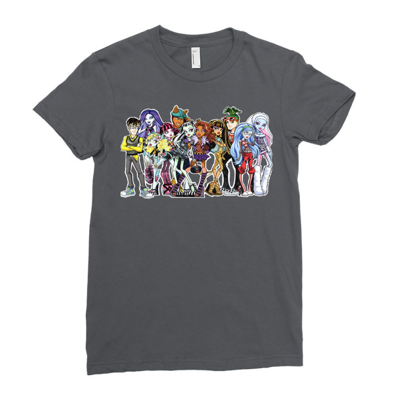 Monster High Core Characters Ladies Fitted T-Shirt by markkasihanu | Artistshot