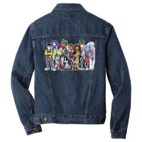 Monster High Core Characters Men Denim Jacket | Artistshot