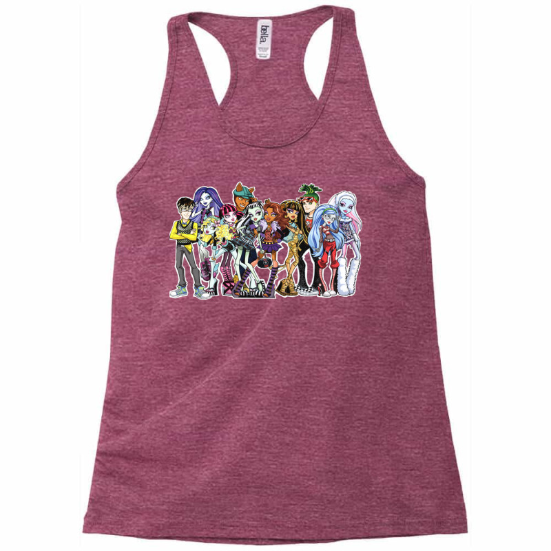 Monster High Core Characters Racerback Tank by markkasihanu | Artistshot