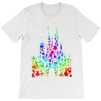 Happiest Castle On Earth (rainbow Explosion) Sleeveless Top T-shirt | Artistshot