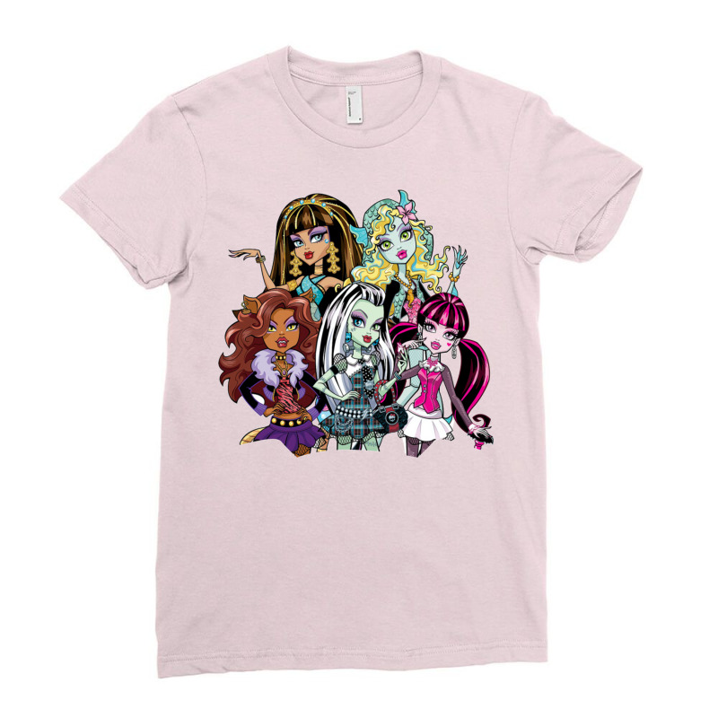 Monster High Core Girls Ladies Fitted T-Shirt by mrirtstruppg | Artistshot