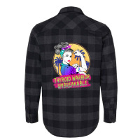 Thyroid Warrior Unbreakable Women Thyroid Awareness Flannel Shirt | Artistshot