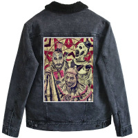 Music Retro The Clowns Gifts Music Fans Unisex Sherpa-lined Denim Jacket | Artistshot