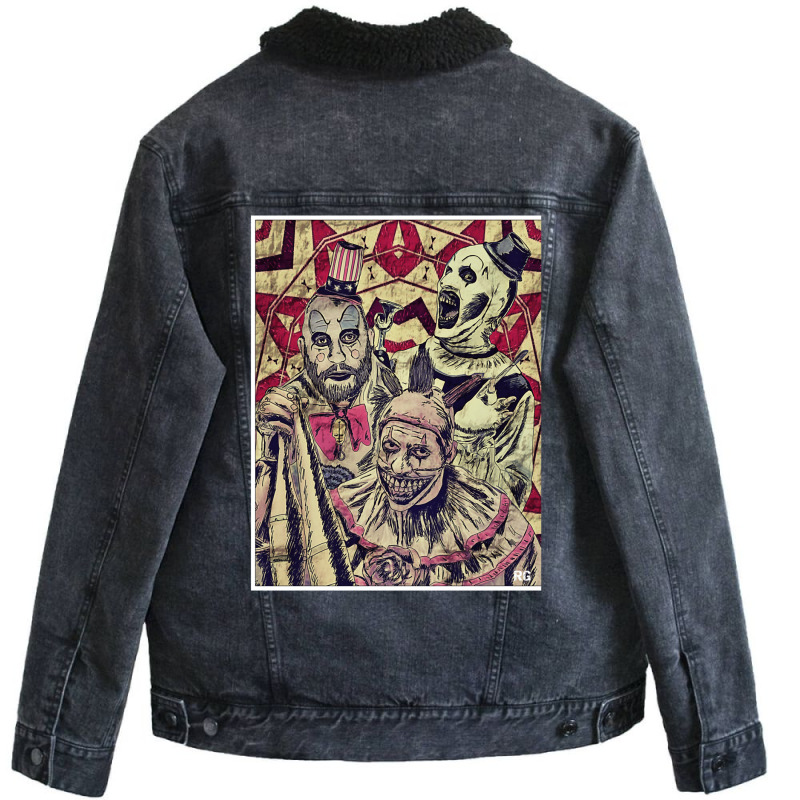 Music Retro The Clowns Gifts Music Fans Unisex Sherpa-Lined Denim Jacket by mrirtstruppg | Artistshot