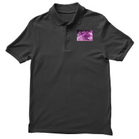 Purple Amethyst Crystals Texture Men's Polo Shirt | Artistshot