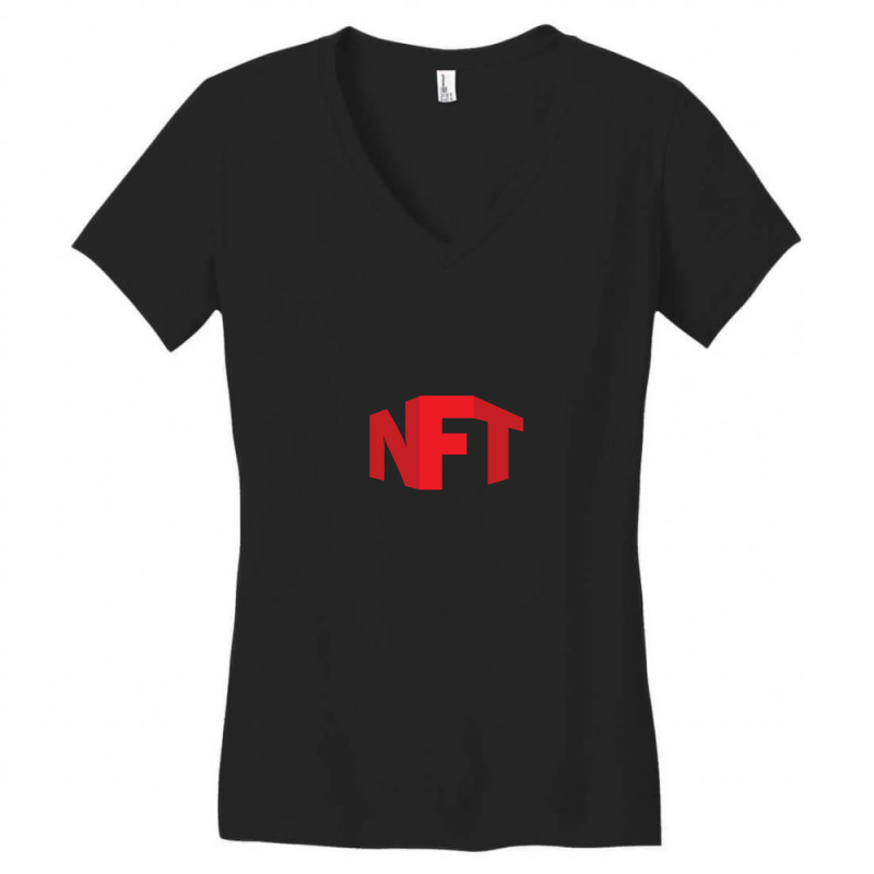 Nft 80s Classic Women's V-Neck T-Shirt by shubhamrahul78 | Artistshot