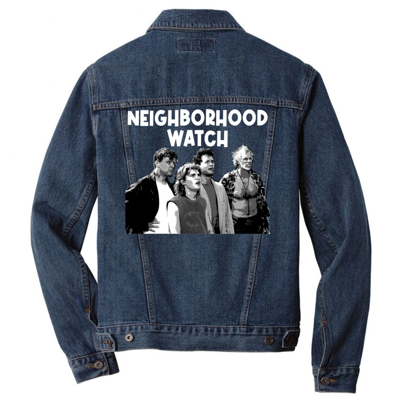 Neighborhood Watch Men Denim Jacket by mrirtstruppg | Artistshot