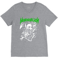 Nekrogoblikon Merch Nekrogoblikon Gift Halloween Day V-neck Tee | Artistshot