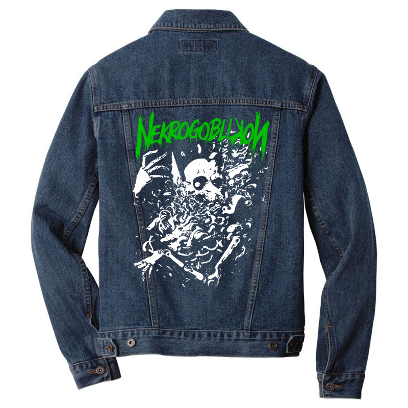 Nekrogoblikon Merch Nekrogoblikon Gift Halloween Day Men Denim Jacket by mrirtstruppg | Artistshot