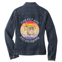 #195 Nft Everyday Ladies Denim Jacket | Artistshot