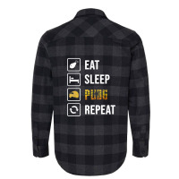 Eat Sleep Pubg Repeat - Game Nerds Daily Life Gift Ideas Flannel Shirt | Artistshot