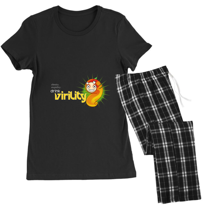 Obesity Stupidity Drink Virility Women's Pajamas Set by GeorgieUnsicker | Artistshot