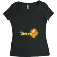 Obesity Stupidity Drink Virility Women's Triblend Scoop T-shirt | Artistshot