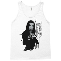 Normal Is An Illusion   Morticia Addams Tank Top | Artistshot