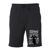 Normal Is An Illusion Fleece Short | Artistshot