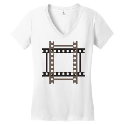 frame decorative movie cinema Women's V-Neck T-Shirt | Artistshot
