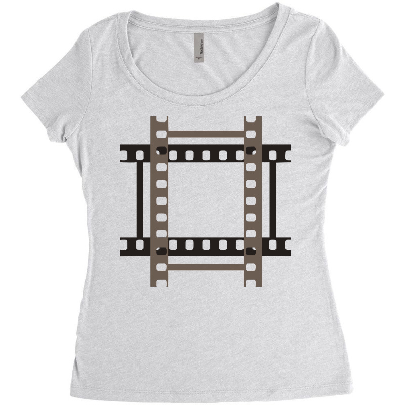 Frame Decorative Movie Cinema Women's Triblend Scoop T-shirt | Artistshot