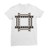 Frame Decorative Movie Cinema Ladies Fitted T-shirt | Artistshot