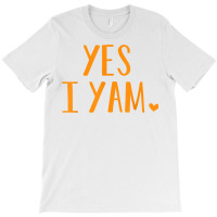 Yes I Yam My Sweet Potato For Matching Couple Thanksgiving T Shirt T-shirt | Artistshot