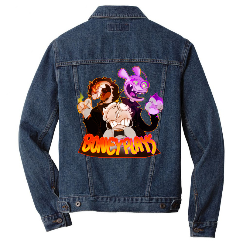 Oneyplays ! Boneyplays ! Halloween!!! Men Denim Jacket by mrirtstruppg | Artistshot