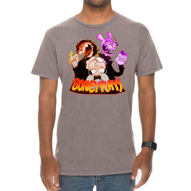 Oneyplays ! Boneyplays ! Halloween!!! Vintage T-Shirt by mrirtstruppg | Artistshot