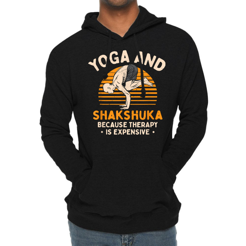 Yoga And Shakshuka Therapy Fitness Egg Dish Health T Shirt Lightweight Hoodie by anselmpru9bt | Artistshot