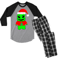 Oogie Boogie Ugly Christmas Sweater Men's 3/4 Sleeve Pajama Set | Artistshot