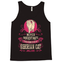 Womens Power Of Siberian Cat Mom Tank Top | Artistshot