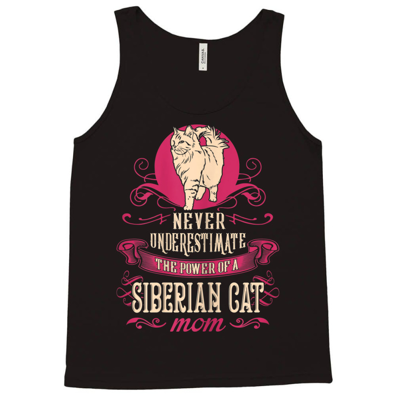 Womens Power Of Siberian Cat Mom Tank Top by HOPERYDEN | Artistshot