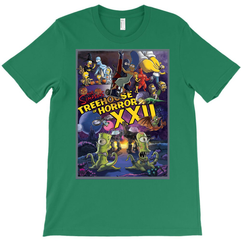 Treehouse Of Horror Xxii T-Shirt by snickshreefd | Artistshot