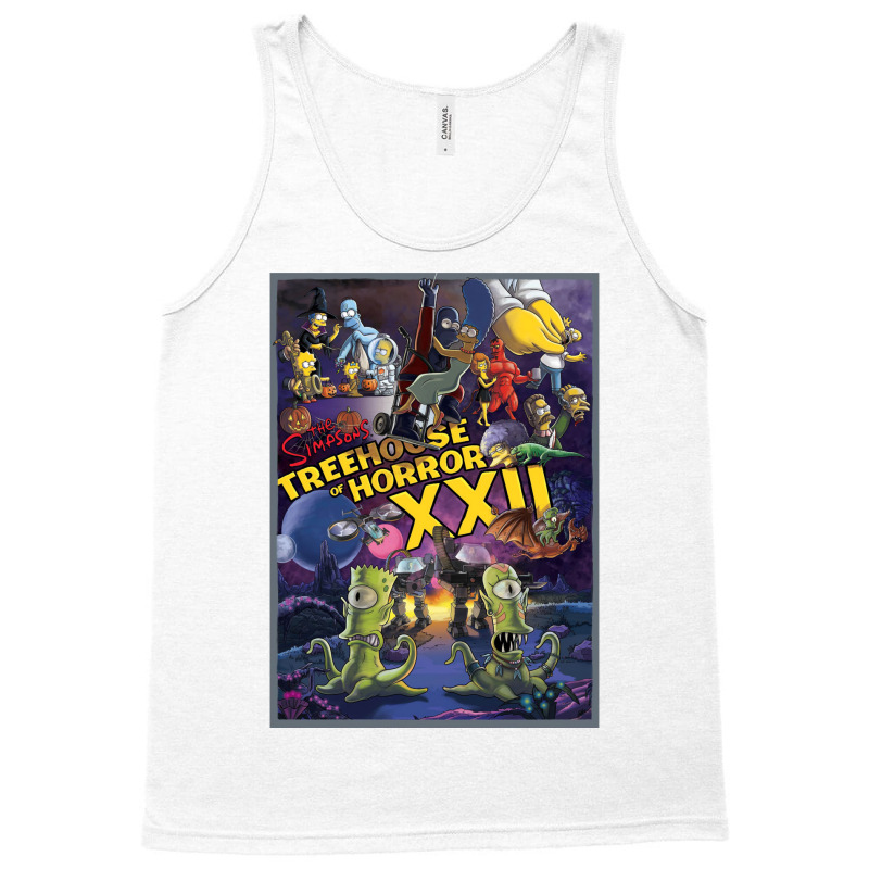 Treehouse Of Horror Xxii Tank Top by snickshreefd | Artistshot