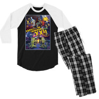 Treehouse Of Horror Xxii Men's 3/4 Sleeve Pajama Set | Artistshot