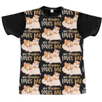 Cute Hamsters My Grandma Loves Me Graphic T-shirt | Artistshot