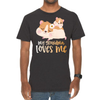 Cute Hamsters My Grandma Loves Me Vintage T-shirt | Artistshot