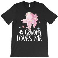 Pink Octopus My Grandma Loves Me T-shirt | Artistshot