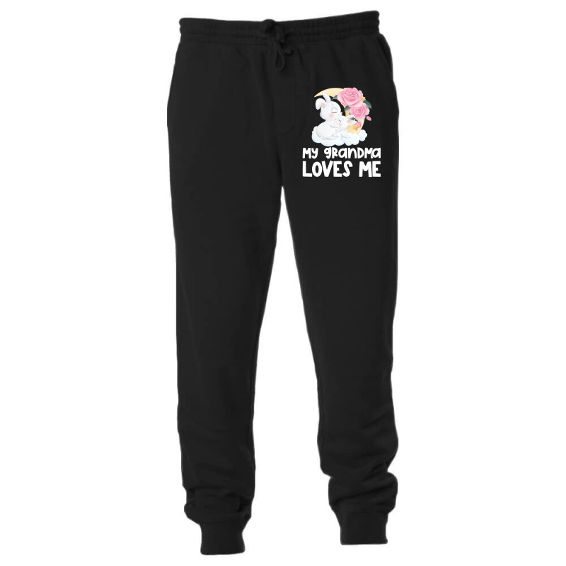 Rabbit Bunnies My Grandma Loves Me Unisex Jogger by CueTrendyFinds | Artistshot