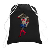 Sailor Pyramid Head Drawstring Bags | Artistshot