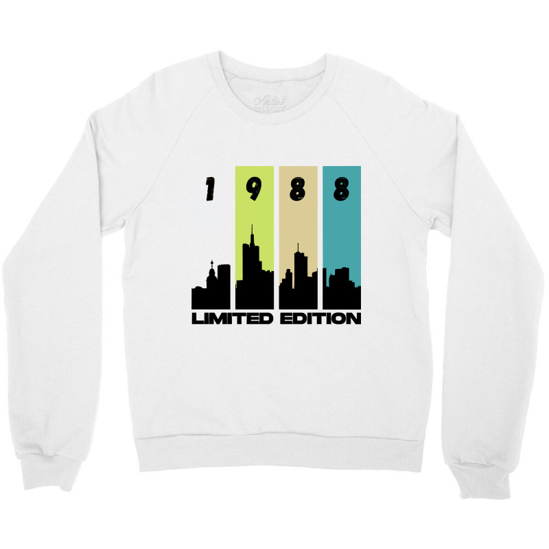 1988 Limited Edition Birthday Tshirt Crewneck Sweatshirt | Artistshot